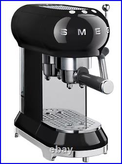 Smeg ECF01BL Coffee Machine, Black See Description Some Accessories Missing