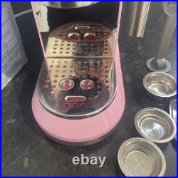 Smeg ECF01PKEU 50's retro style espresso coffee machine, stainless steel 1L, Pink