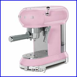 Smeg ECF01PKUK Pink Espresso Coffee Machine 15 Bar + 2 Year Warranty (Brand New)