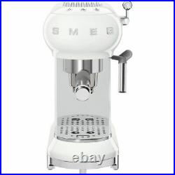 Smeg ECF01WHUK 50's Retro Espresso Coffee Machine 15 bar White New from AO