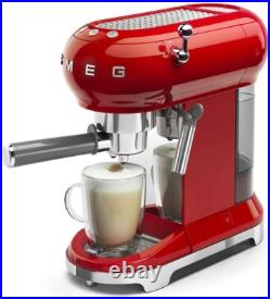 Smeg ECF01 50's Espresso Coffee Machine, Choice of Colour