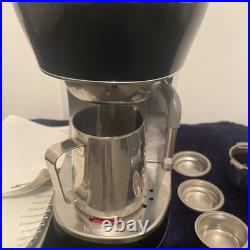 Smeg ECF02BLUK Espresso Machine Black/Grey Fully Working