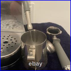 Smeg ECF02BLUK Espresso Machine Black/Grey Fully Working