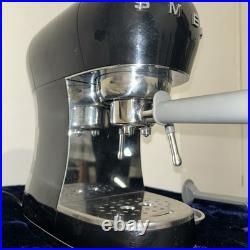 Smeg ECF02BLUK Retro Espresso Coffee Machine Black -Fast Dispatch