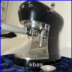 Smeg ECF02BLUK Retro Espresso Coffee Machine Black -Fast Dispatch