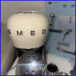 Smeg ECF02CRUK Espresso Coffee Machine Cream-Fast Dispatch