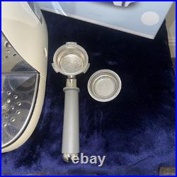 Smeg ECF02CRUK Espresso Coffee Machine with 15 Bar Pump, 1350W, Cream