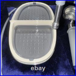 Smeg ECF02CRUK Espresso Coffee Machine with 15 Bar Pump, 1350W, Cream