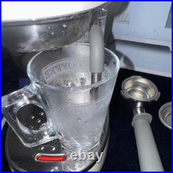 Smeg ECF02CRUK Espresso Coffee Machine with 15 Bar Pump, 1350W, Cream