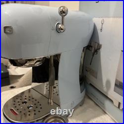 Smeg ECF02PBUK Espresso Coffee Machine Pastel Blue Brand New