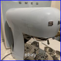 Smeg ECF02PBUK Espresso Coffee Machine Pastel Blue Brand New