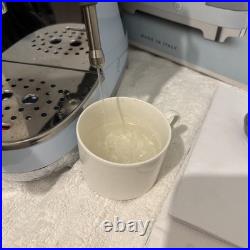 Smeg ECF02PBUK Espresso Coffee Machine Pastel Blue Fast Dispatch