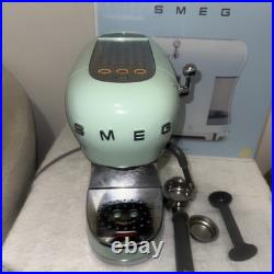 Smeg ECF02PGUK Espresso Machine Pastel Green 15 Bar 1350W FAST DISPATCH