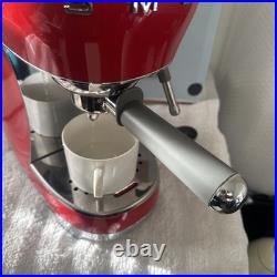 Smeg ECF02RDUK Red Espresso Coffee Machine with Steam Wand -Fast Dispatch