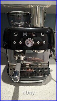 Smeg EGF03BLUK Black Bean To Cup Coffee Machine