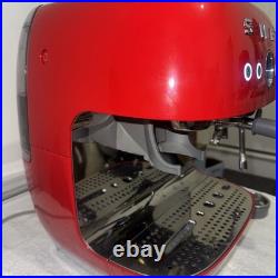 Smeg EGF03RDUK 50's Style Espresso Coffee Machine & Grinder Red -Fast Dispatch