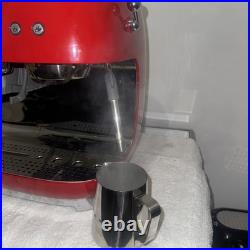 Smeg EGF03RDUK 50's Style Espresso Coffee Machine & Grinder Red -Fast Dispatch