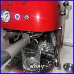 Smeg EGF03RDUK 50's Style Espresso Coffee Machine & Grinder Red -Fast Dispatch