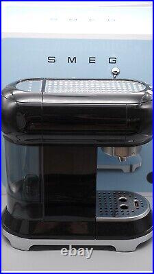 Smeg Ecf01bluk Espresso Ground Coffee Machine Machine, Black, Boxed & Gc