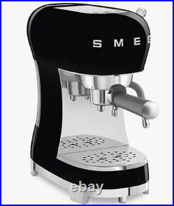 Smeg Espresso Coffee Machine ECF02 Black / Grey C Grade