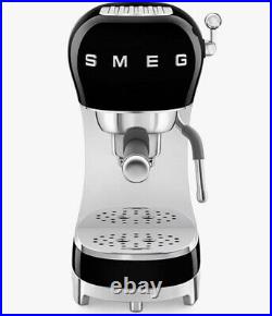 Smeg Espresso Coffee Machine ECF02 Black / Grey C Grade