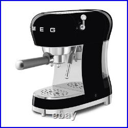 Smeg Espresso Coffee Machine in Black ECF02BLUK Brand new