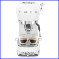 Smeg Espresso Coffee Machine in Gloss White ECF02WHUK Brand new