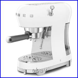 Smeg Espresso Coffee Machine in Gloss White ECF02WHUK Brand new