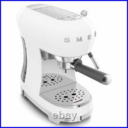 Smeg Espresso Coffee Machine in Gloss White ECF02WHUK Brand new
