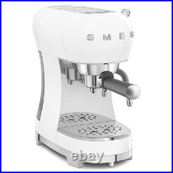 Smeg Espresso Coffee Machine in Gloss White ECF02WHUK Brand new