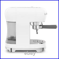 Smeg Espresso Coffee Machine in Gloss White ECF02WHUK Brand new