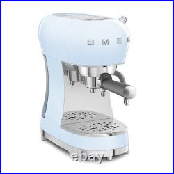 Smeg Espresso Coffee Machine in Pastel Blue ECF02PBUK Brand new