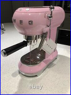 Smeg Espresso Coffee Machine in Pink RRP £320