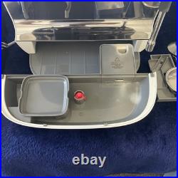 Smeg Espresso Coffee Machine with Grinder, EGF03WHUK, White Smeg Espresso Coffee Machine with Grinder, EGF03WHUK, White