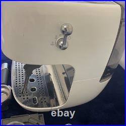 Smeg Espresso Coffee Machine with Grinder, EGF03WHUK, White Smeg Espresso Coffee Machine with Grinder, EGF03WHUK, White