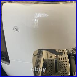 Smeg Espresso Coffee Machine with Grinder, EGF03WHUK, White Smeg Espresso Coffee Machine with Grinder, EGF03WHUK, White