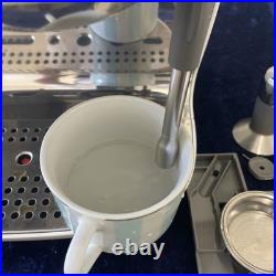 Smeg Espresso Coffee Machine with Grinder, EGF03WHUK, White