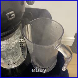 Smeg Manual Espresso Coffee Machine 1-Litre Black Retro Style Smeg Manual Espresso Coffee Machine 1-Litre Black Retro Style
