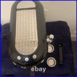 Smeg Manual Espresso Coffee Machine 1-Litre Black Retro Style