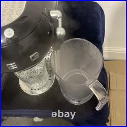 Smeg Manual Espresso Coffee Machine 1-Litre Black Retro Style