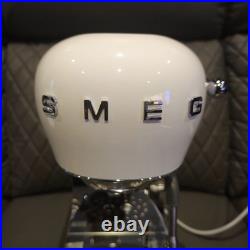 Smeg Retro Style Manual Espresso Coffee Machine + Milk Frother White ECFO2WHEU