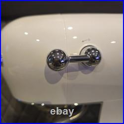 Smeg Retro Style Manual Espresso Coffee Machine + Milk Frother White ECFO2WHEU