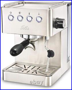 Solis 1014 Espresso Machine Barista Gran Gusto Coffee Maker 1.7L 1450w Silver