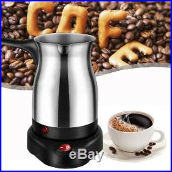 Stainless Electric Turkish Greek Coffee Maker Machine Espresso Tea Moka Pot UK