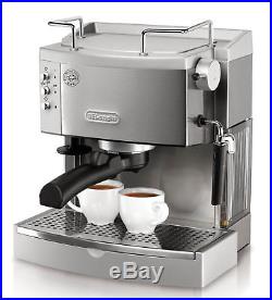 Stainless Steel Espresso Maker Commercial DeLonghi Home Electric Coffee Machine