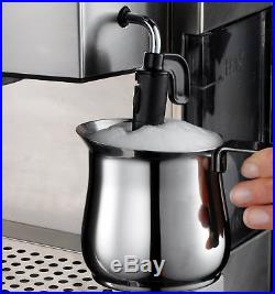 Stainless Steel Espresso Maker Commercial DeLonghi Home Electric Coffee Machine