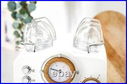 Swan Nordic Cotton White Pump Espresso Coffee Machine