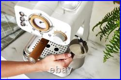 Swan Nordic Cotton White Pump Espresso Coffee Machine