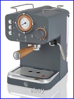 Swan Pump Espresso Coffee Machine SK22110GRYN Nordic Grey Excellent