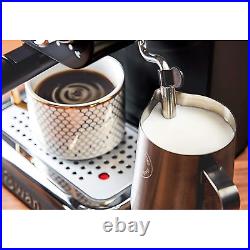 Swan Retro 1.2 Litre Pump Espresso Coffee Machine 1100 W Black SK22110BN